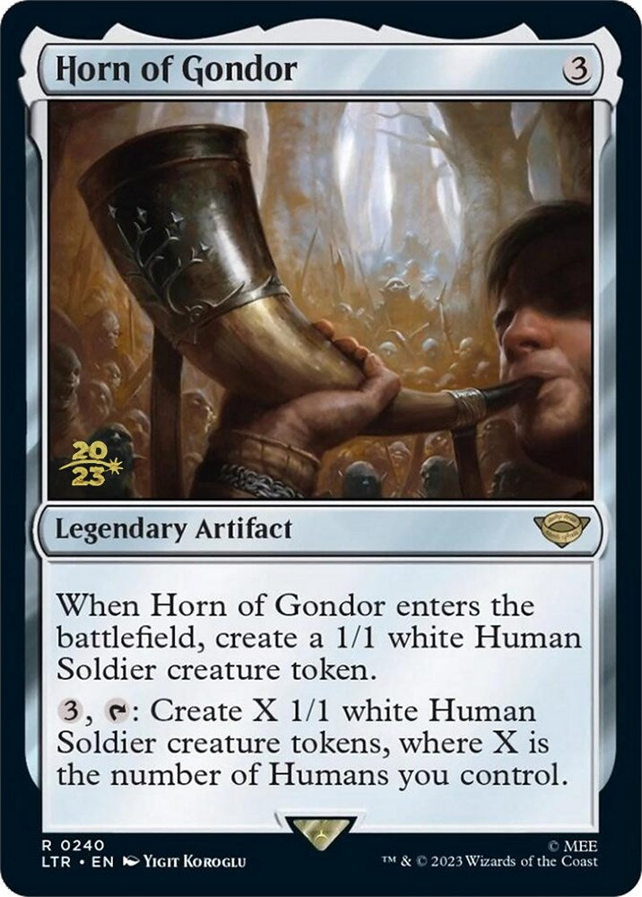 Horn of Gondor [The Lord of the Rings: Tales of Middle-Earth Prerelease Promos] MTG Single Magic: The Gathering | Red Claw Gaming