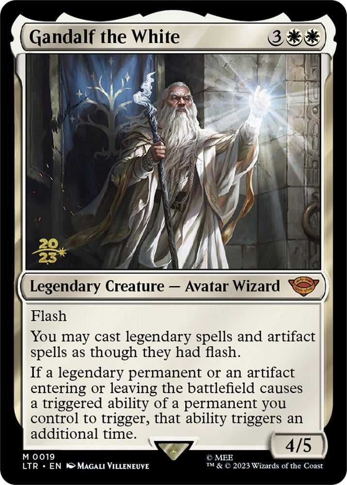 Gandalf the White [The Lord of the Rings: Tales of Middle-Earth Prerelease Promos] MTG Single Magic: The Gathering | Red Claw Gaming
