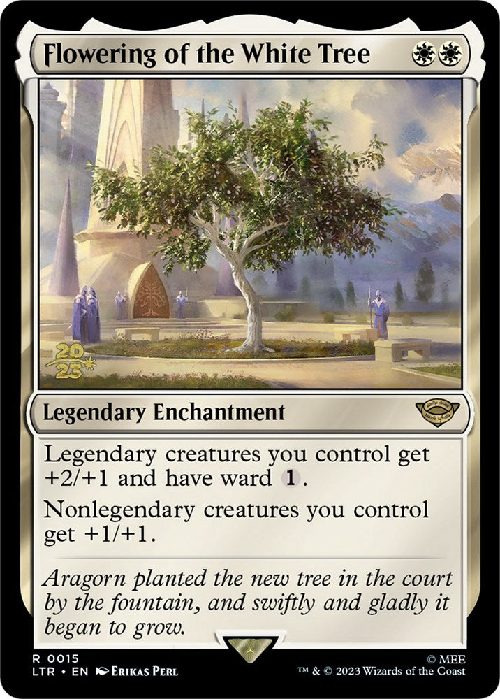 Flowering of the White Tree [The Lord of the Rings: Tales of Middle-Earth Prerelease Promos] MTG Single Magic: The Gathering | Red Claw Gaming