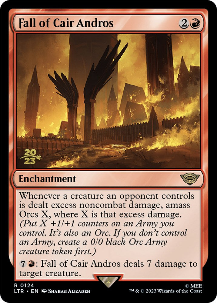 Fall of Cair Andros [The Lord of the Rings: Tales of Middle-Earth Prerelease Promos] MTG Single Magic: The Gathering | Red Claw Gaming