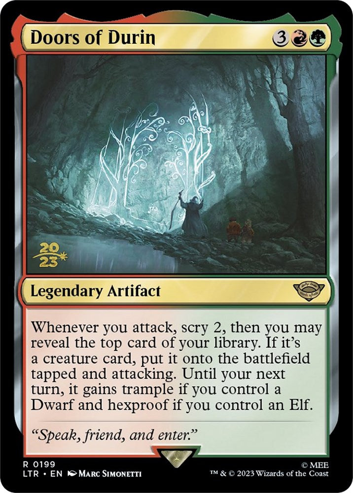 Doors of Durin [The Lord of the Rings: Tales of Middle-Earth Prerelease Promos] MTG Single Magic: The Gathering | Red Claw Gaming