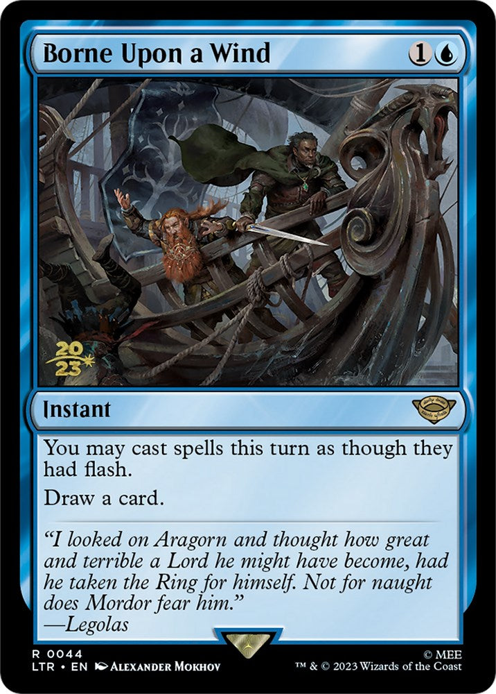 Borne Upon a Wind [The Lord of the Rings: Tales of Middle-Earth Prerelease Promos] MTG Single Magic: The Gathering | Red Claw Gaming