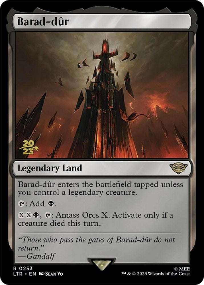 Barad-dur [The Lord of the Rings: Tales of Middle-Earth Prerelease Promos] MTG Single Magic: The Gathering | Red Claw Gaming