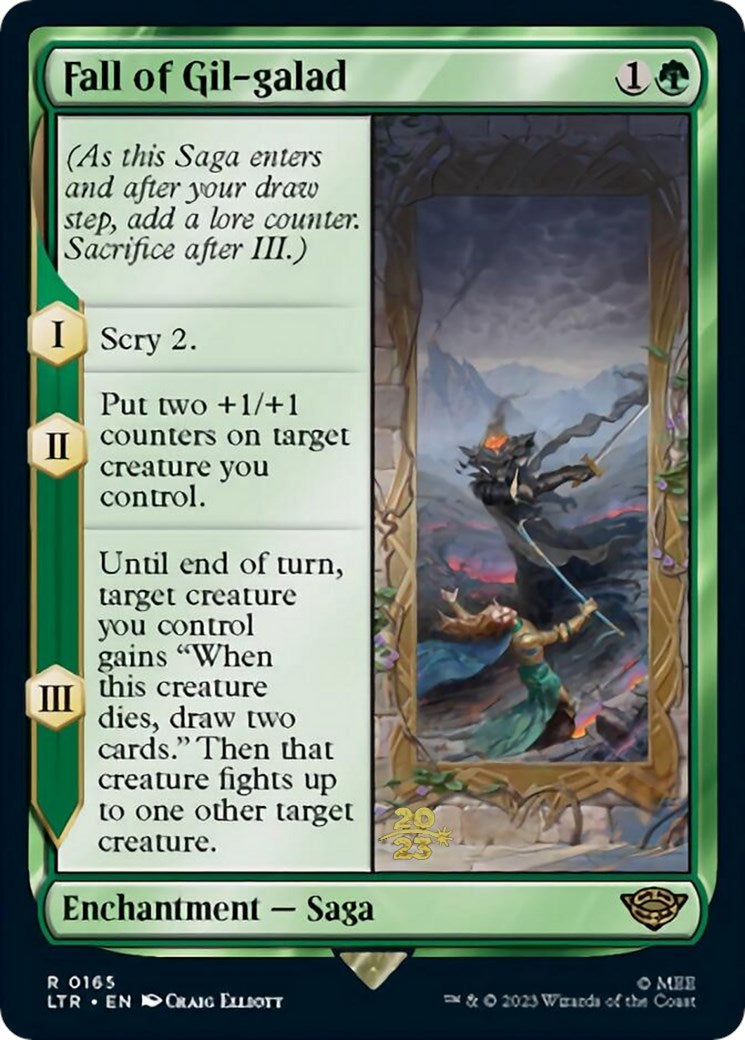 Fall of Gil-galad [The Lord of the Rings: Tales of Middle-Earth Prerelease Promos] MTG Single Magic: The Gathering | Red Claw Gaming