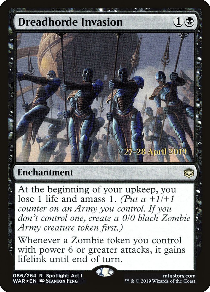 Dreadhorde Invasion [War of the Spark Prerelease Promos] MTG Single Magic: The Gathering | Red Claw Gaming