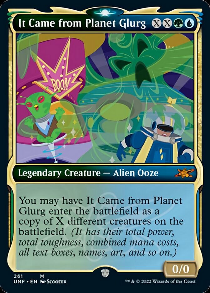It Came from Planet Glurg (Showcase) [Unfinity] MTG Single Magic: The Gathering    | Red Claw Gaming