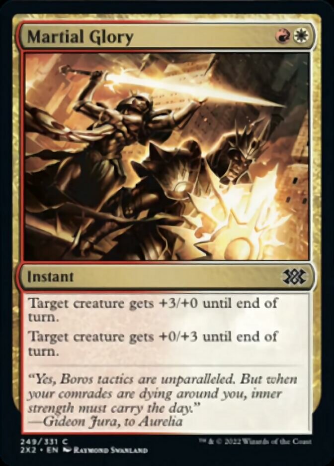 Martial Glory [Double Masters 2022] MTG Single Magic: The Gathering    | Red Claw Gaming
