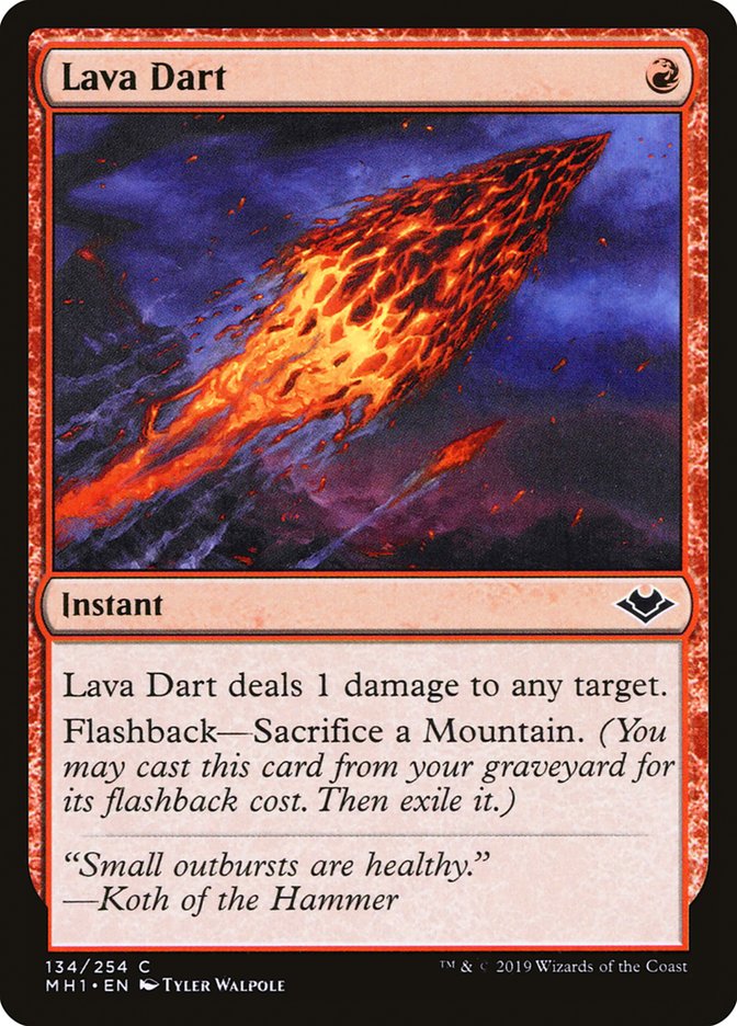 Lava Dart [Modern Horizons] MTG Single Magic: The Gathering    | Red Claw Gaming