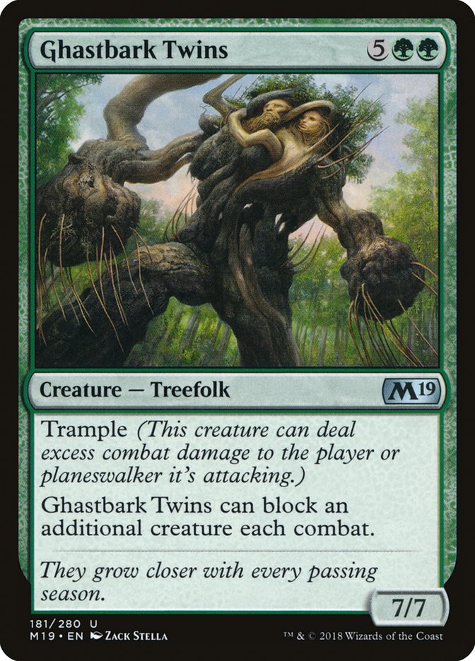 Ghastbark Twins [Core Set 2019] MTG Single Magic: The Gathering | Red Claw Gaming