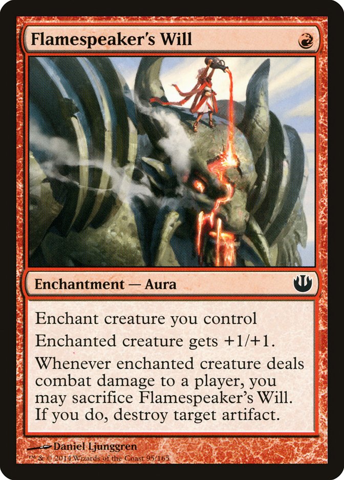 Flamespeaker's Will [Journey into Nyx] MTG Single Magic: The Gathering | Red Claw Gaming