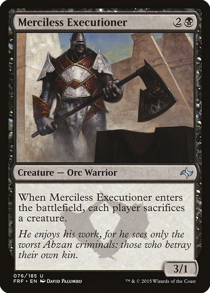 Merciless Executioner [Fate Reforged] MTG Single Magic: The Gathering | Red Claw Gaming