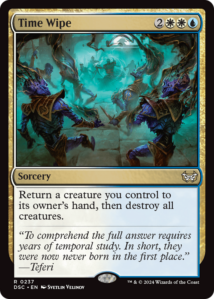 Time Wipe [Duskmourn: House of Horror Commander] MTG Single Magic: The Gathering | Red Claw Gaming