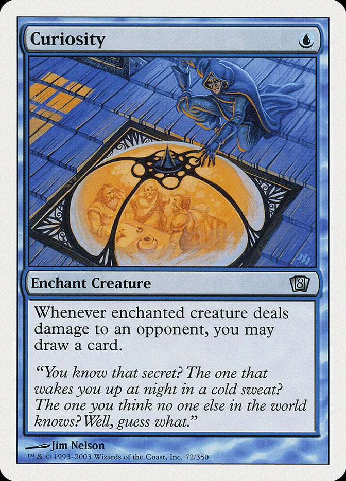 Curiosity [Eighth Edition] MTG Single Magic: The Gathering | Red Claw Gaming