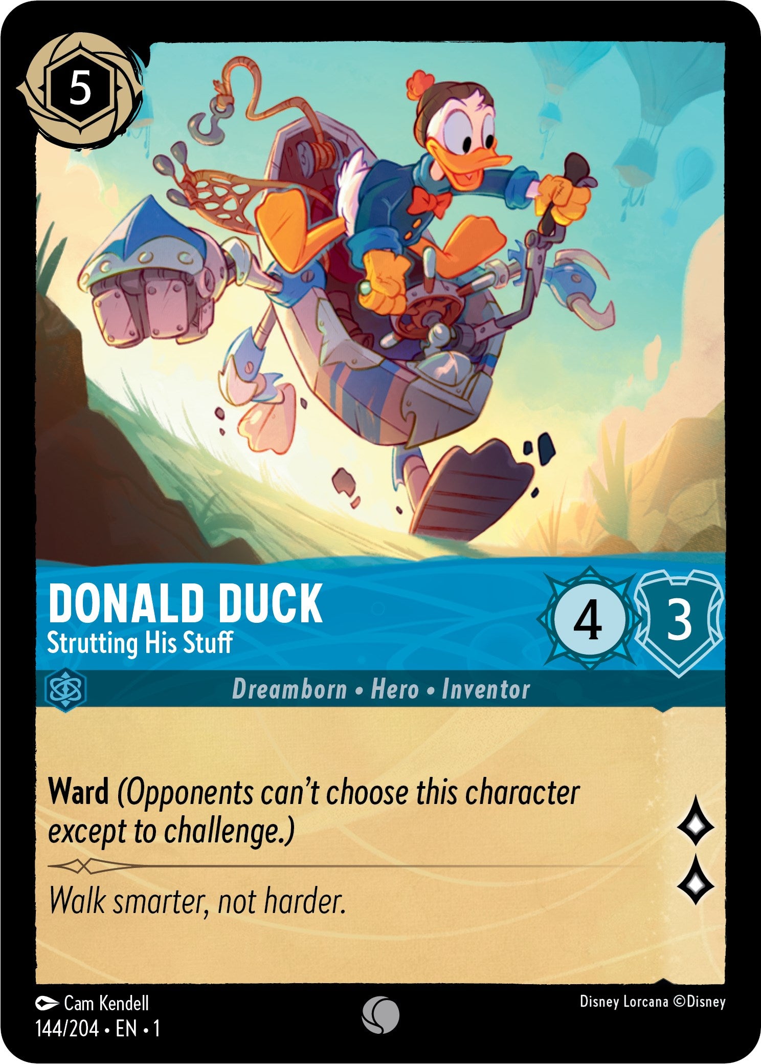 Donald Duck - Strutting His Stuff (144/204) [The First Chapter] Lorcana Single Disney | Red Claw Gaming