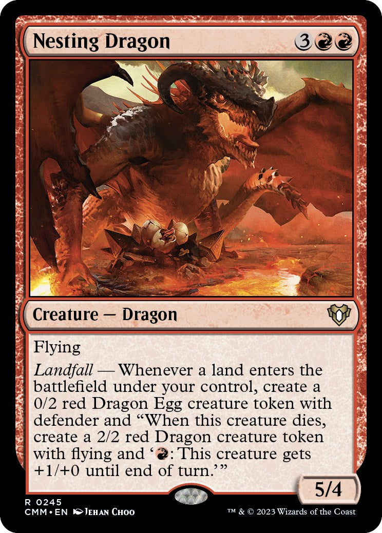 Nesting Dragon [Commander Masters] MTG Single Magic: The Gathering    | Red Claw Gaming