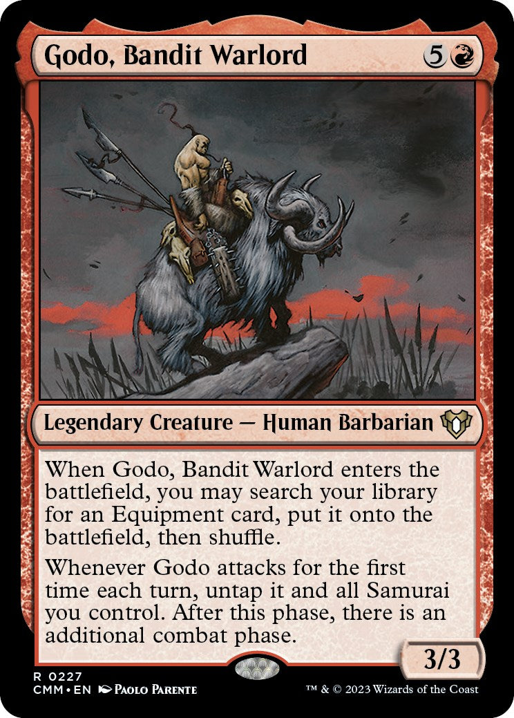 Godo, Bandit Warlord [Commander Masters] MTG Single Magic: The Gathering | Red Claw Gaming