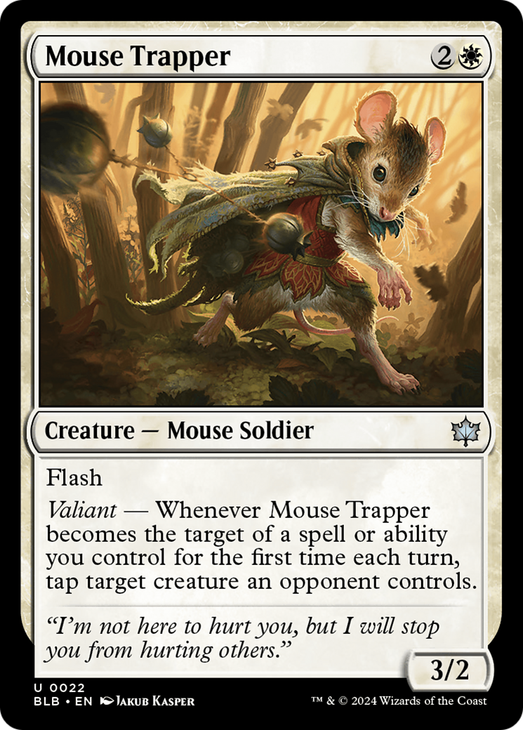 Mouse Trapper [Bloomburrow] MTG Single Magic: The Gathering | Red Claw Gaming