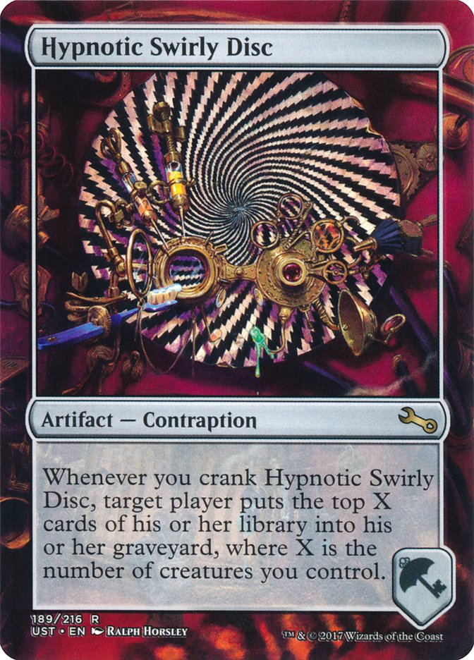 Hypnotic Swirly Disc [Unstable] MTG Single Magic: The Gathering | Red Claw Gaming