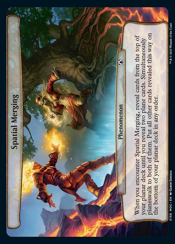 Spatial Merging [March of the Machine Commander] MTG Single Magic: The Gathering | Red Claw Gaming