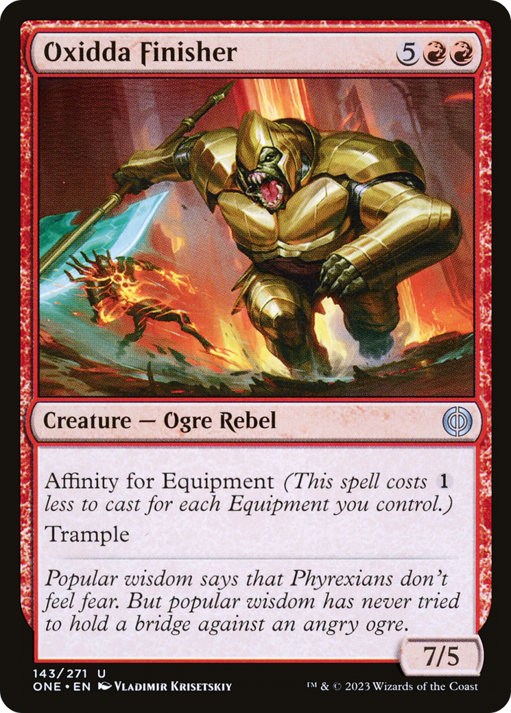 Oxidda Finisher [Phyrexia: All Will Be One] MTG Single Magic: The Gathering | Red Claw Gaming