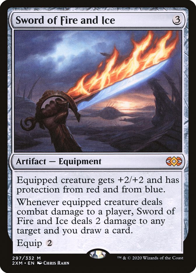 Sword of Fire and Ice [Double Masters] MTG Single Magic: The Gathering | Red Claw Gaming