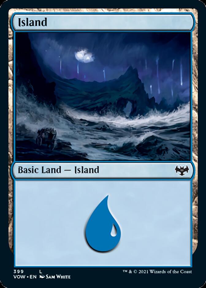 Island (399) [Innistrad: Crimson Vow] MTG Single Magic: The Gathering | Red Claw Gaming