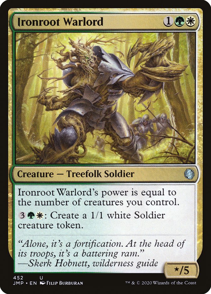 Ironroot Warlord [Jumpstart] MTG Single Magic: The Gathering | Red Claw Gaming