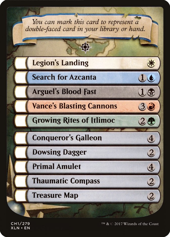 Ixalan Checklist [Ixalan Tokens] MTG Single Magic: The Gathering | Red Claw Gaming