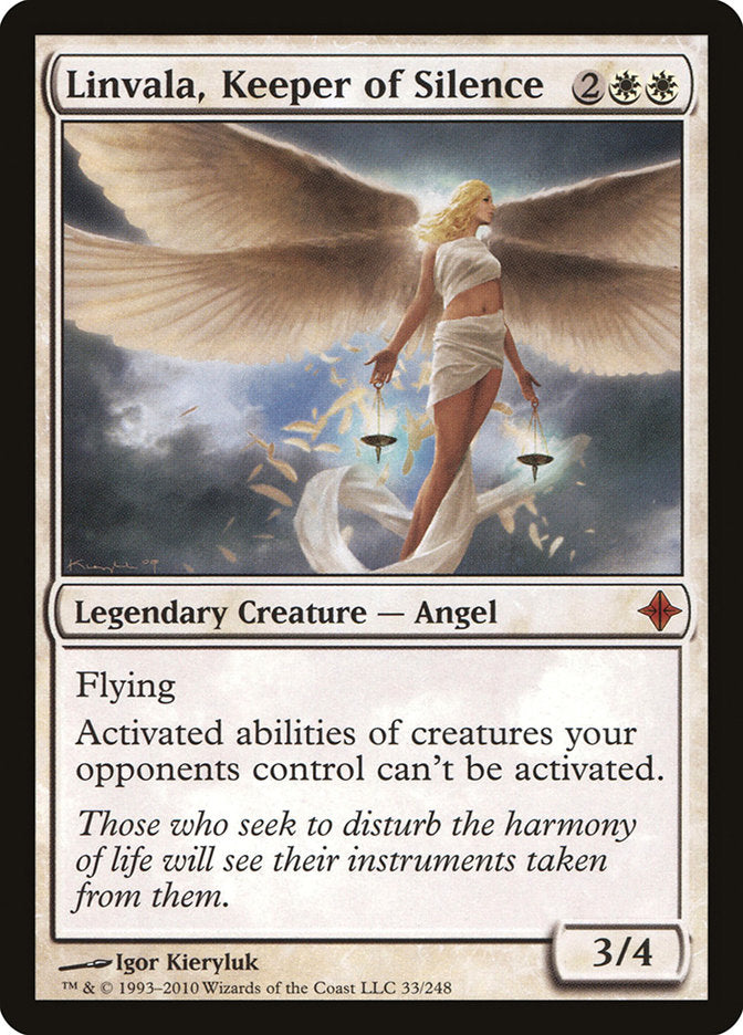 Linvala, Keeper of Silence [Rise of the Eldrazi] MTG Single Magic: The Gathering | Red Claw Gaming