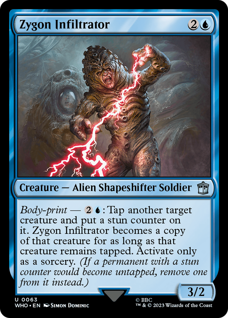 Zygon Infiltrator [Doctor Who] MTG Single Magic: The Gathering | Red Claw Gaming