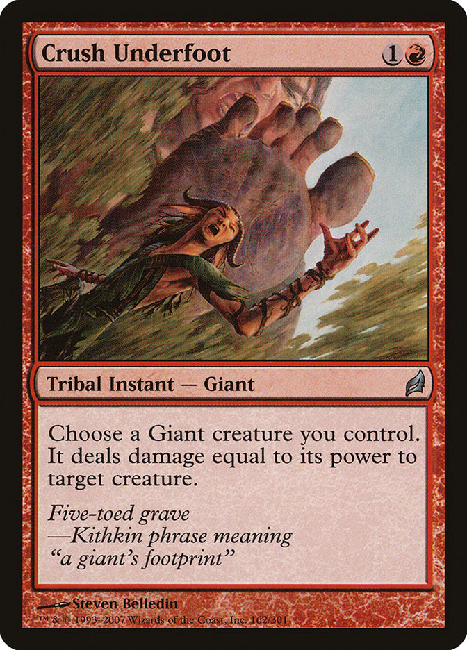 Crush Underfoot [Lorwyn] MTG Single Magic: The Gathering | Red Claw Gaming