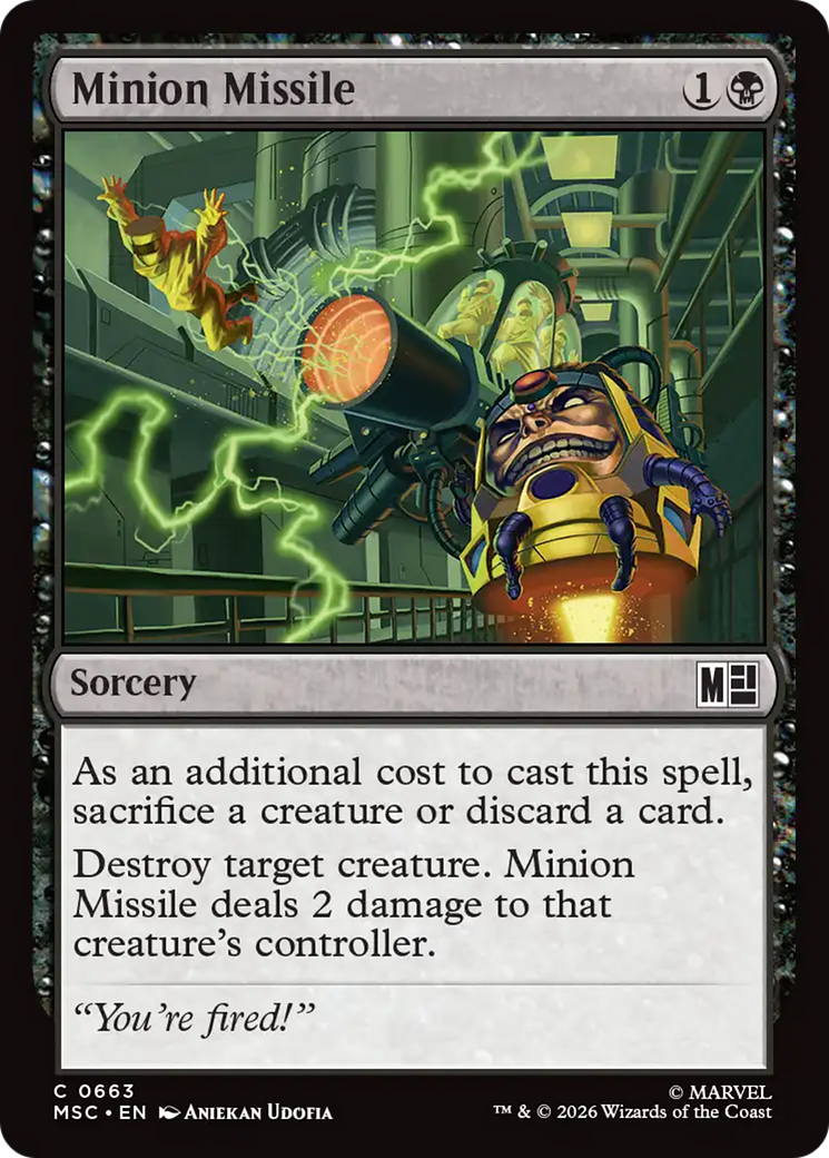 Minion Missile [Marvel Super Heroes Commander] | Red Claw Gaming