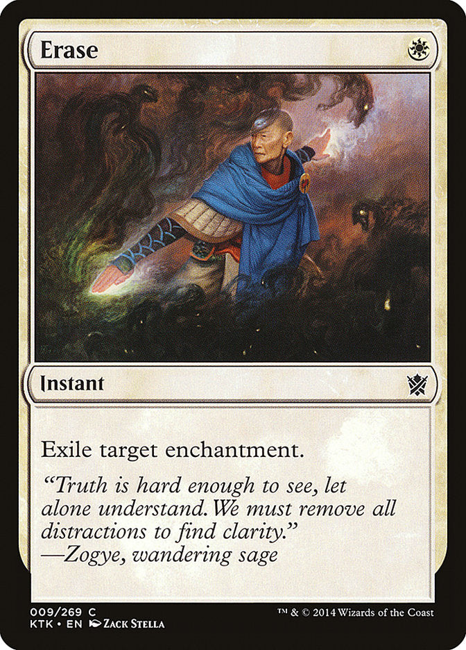 Erase [Khans of Tarkir] MTG Single Magic: The Gathering | Red Claw Gaming
