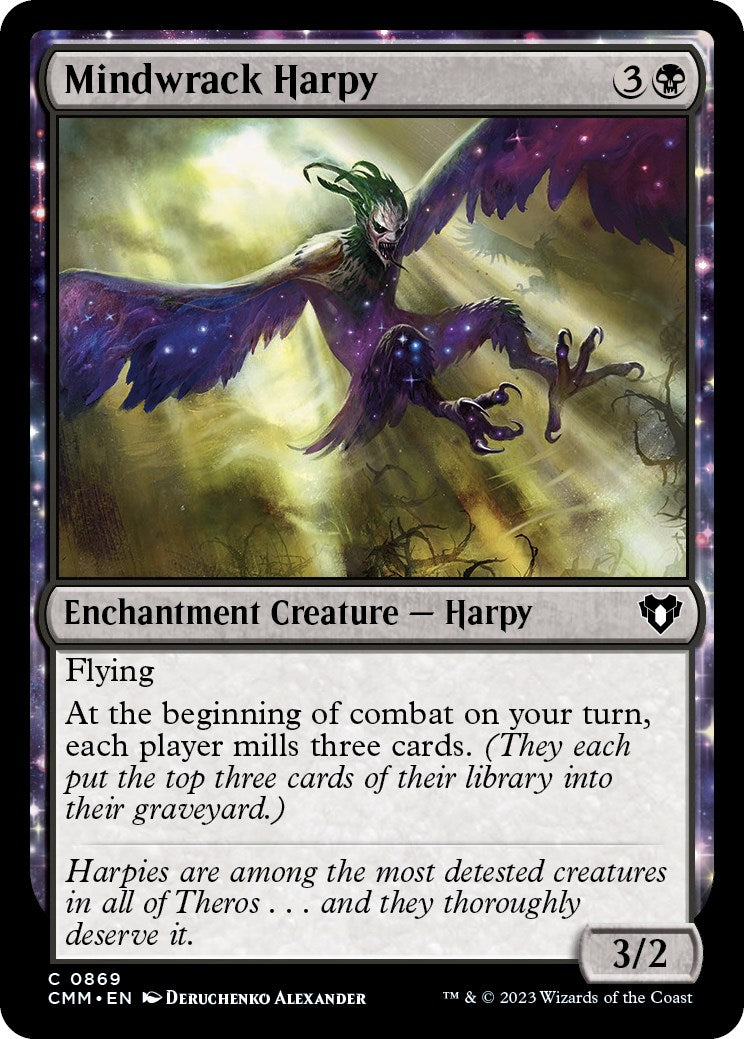 Mindwrack Harpy [Commander Masters] MTG Single Magic: The Gathering | Red Claw Gaming
