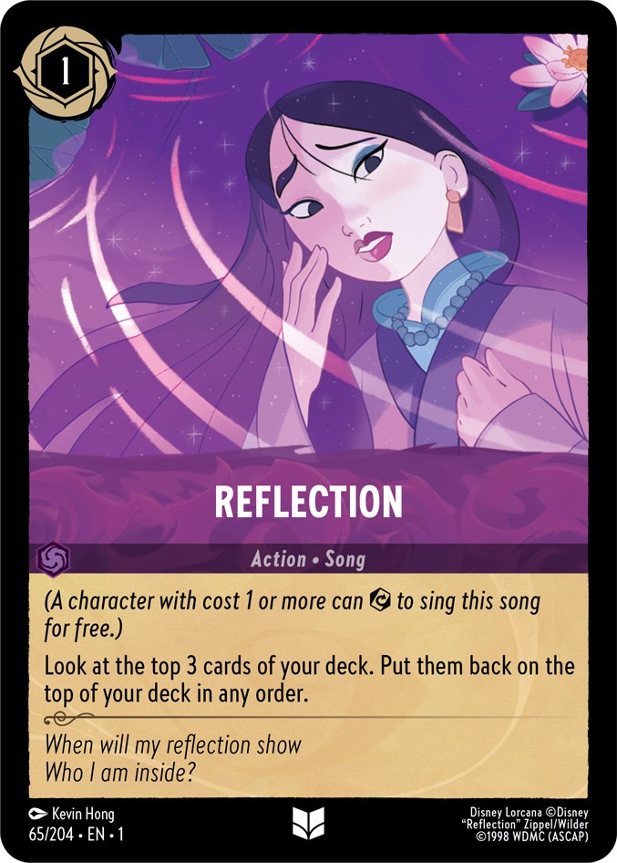 Reflection (65/204) [The First Chapter] Lorcana Single Disney | Red Claw Gaming