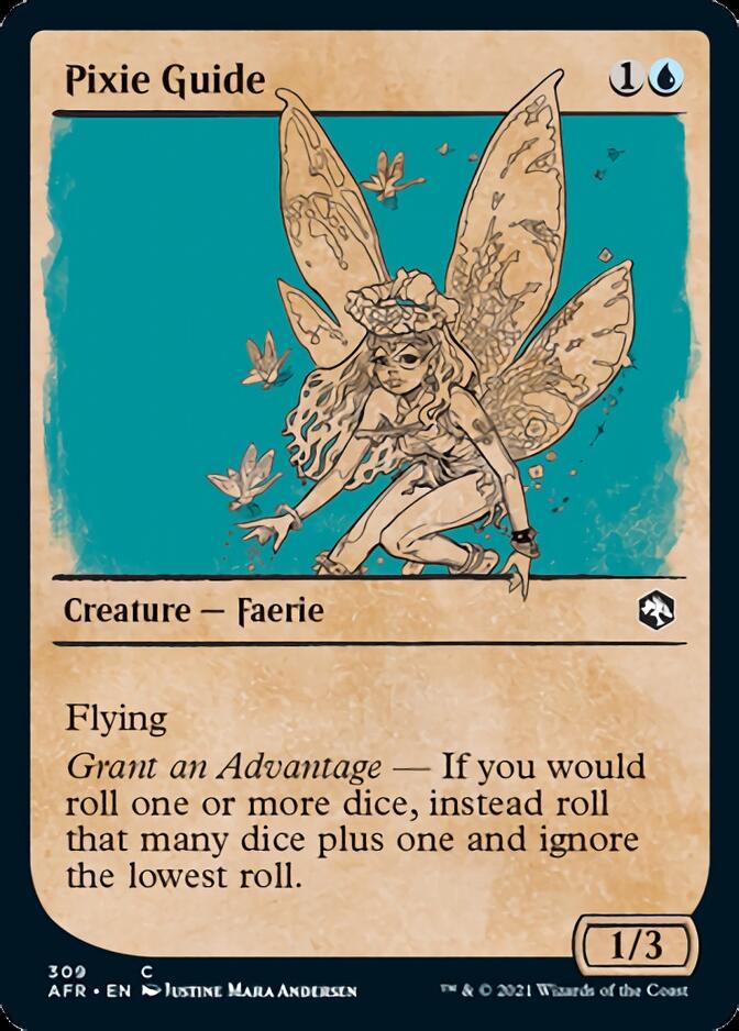 Pixie Guide (Showcase) [Dungeons & Dragons: Adventures in the Forgotten Realms] MTG Single Magic: The Gathering | Red Claw Gaming