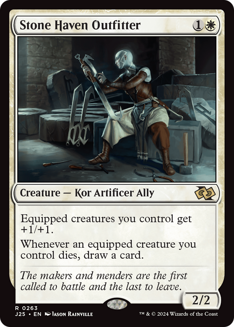 Stone Haven Outfitter [Foundations Jumpstart] MTG Single Magic: The Gathering | Red Claw Gaming