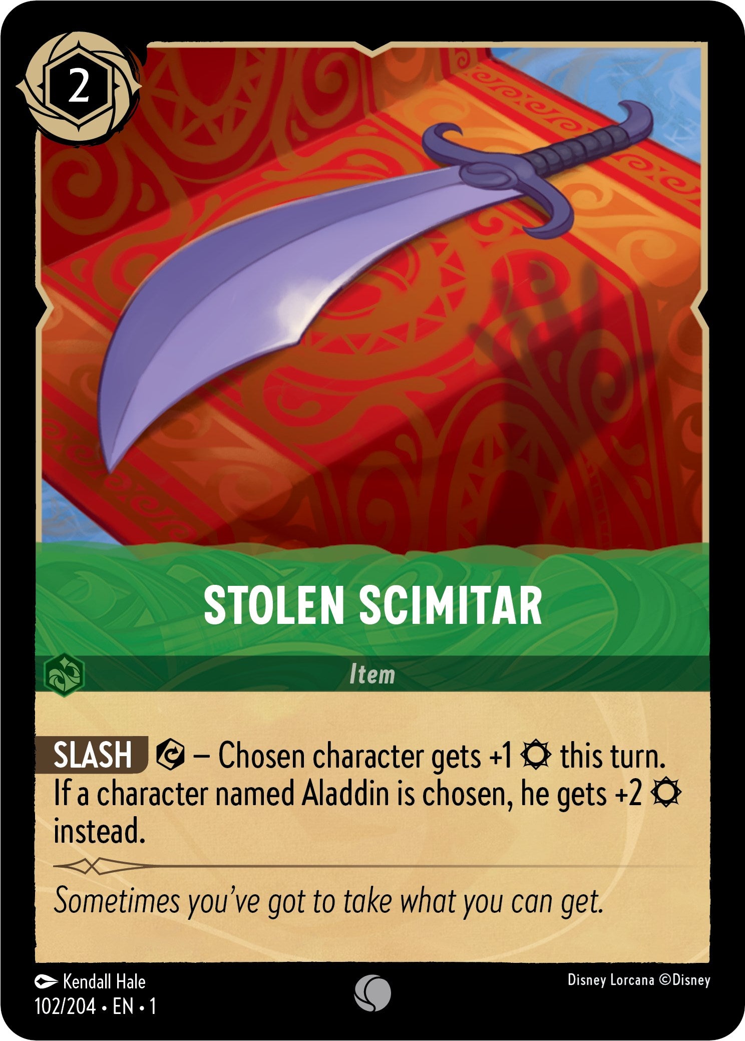 Stolen Scimitar (102/204) [The First Chapter] Lorcana Single Disney | Red Claw Gaming