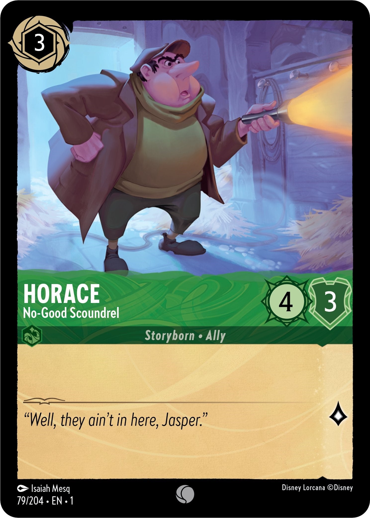 Horace - No-Good Scoundrel (79/204) [The First Chapter] Lorcana Single Disney | Red Claw Gaming