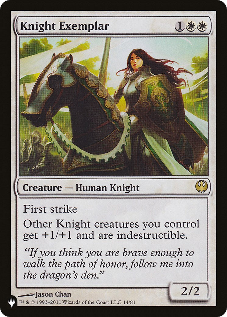 Knight Exemplar (14) [The List] MTG Single Magic: The Gathering | Red Claw Gaming