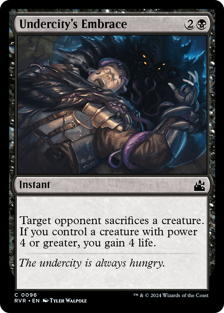 Undercity's Embrace [Ravnica Remastered] MTG Single Magic: The Gathering | Red Claw Gaming