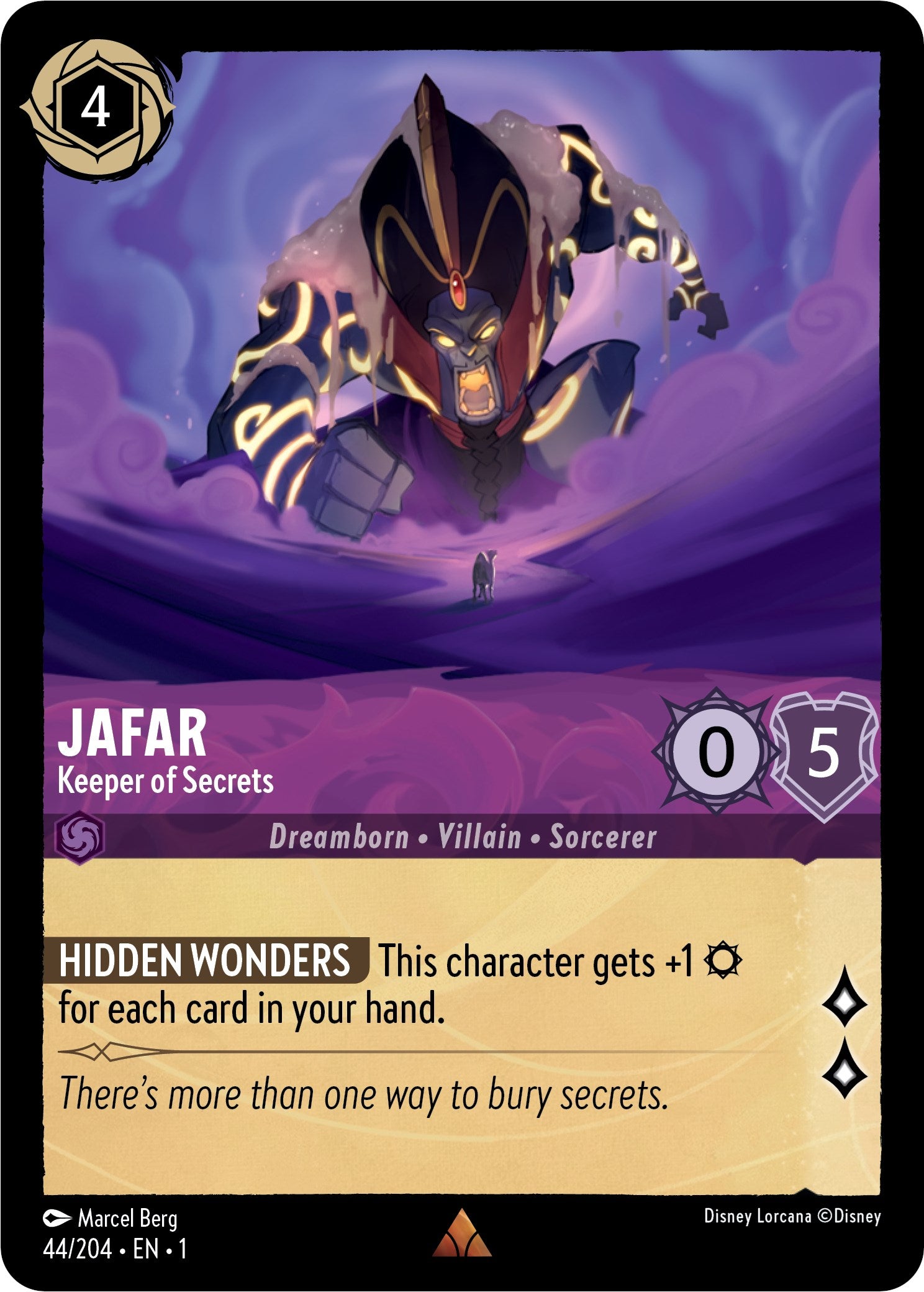 Jafar - Keeper of Secrets (44/204) [The First Chapter] Lorcana Single Disney | Red Claw Gaming
