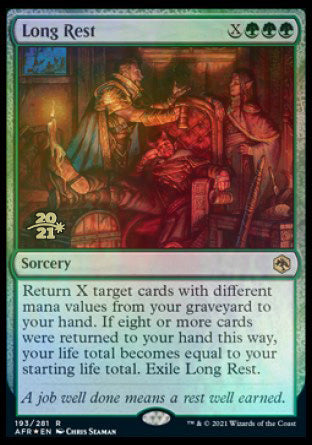 Long Rest [Dungeons & Dragons: Adventures in the Forgotten Realms Prerelease Promos] MTG Single Magic: The Gathering | Red Claw Gaming