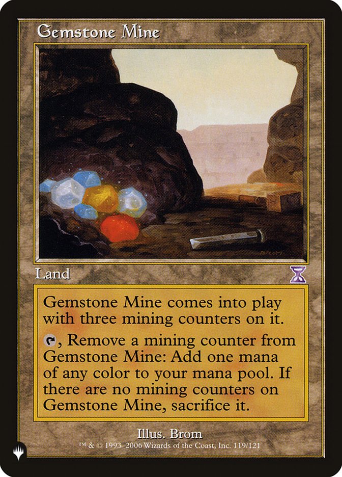 Gemstone Mine [The List] MTG Single Magic: The Gathering | Red Claw Gaming
