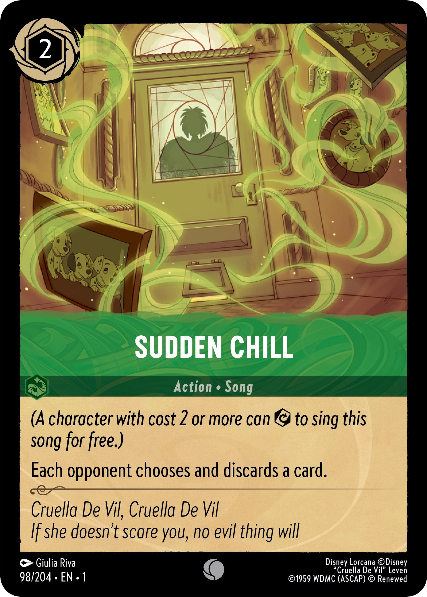 Sudden Chill (98/204) [The First Chapter] Lorcana Single Disney | Red Claw Gaming