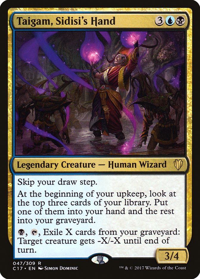 Taigam, Sidisi's Hand [Commander 2017] MTG Single Magic: The Gathering | Red Claw Gaming