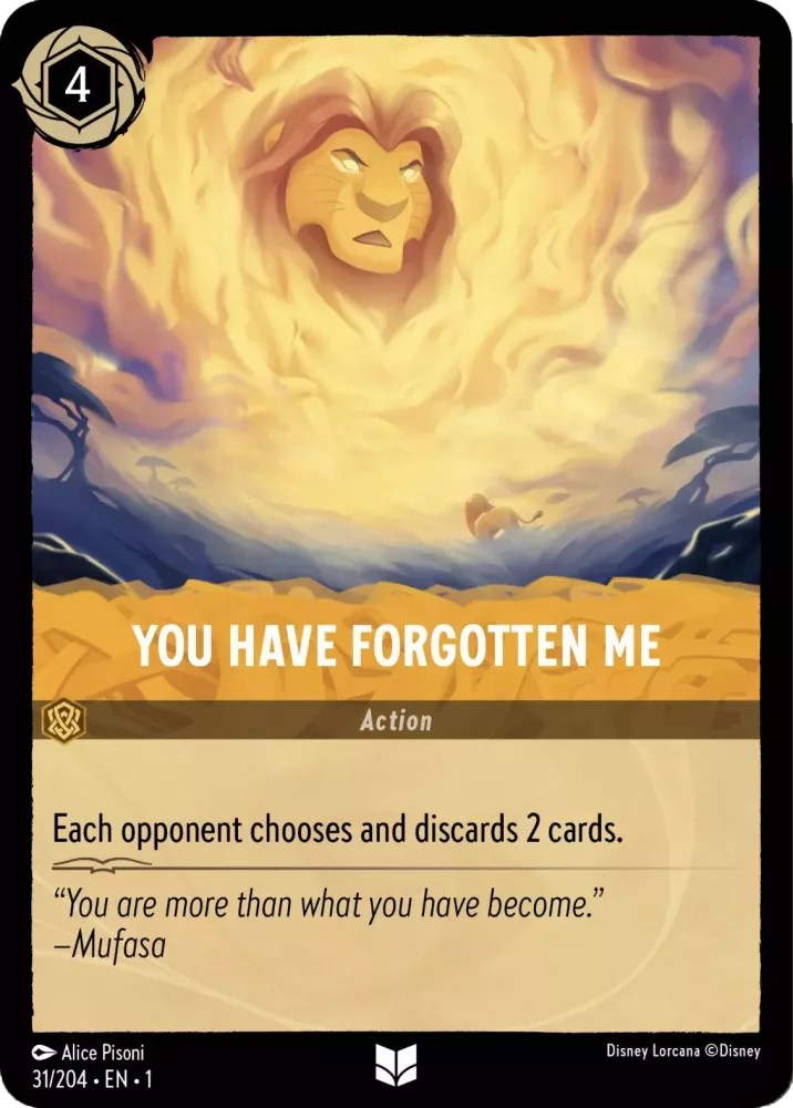 You Have Forgotten Me (31/204) [The First Chapter] Lorcana Single Disney | Red Claw Gaming