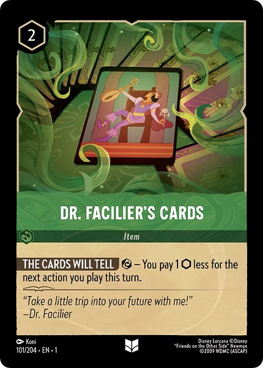 Dr. Facilier's Cards (101/204) [The First Chapter] Lorcana Single Disney | Red Claw Gaming