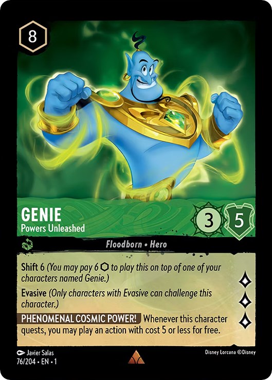 Genie - Powers Unleashed (76/204) [The First Chapter] Lorcana Single Disney | Red Claw Gaming