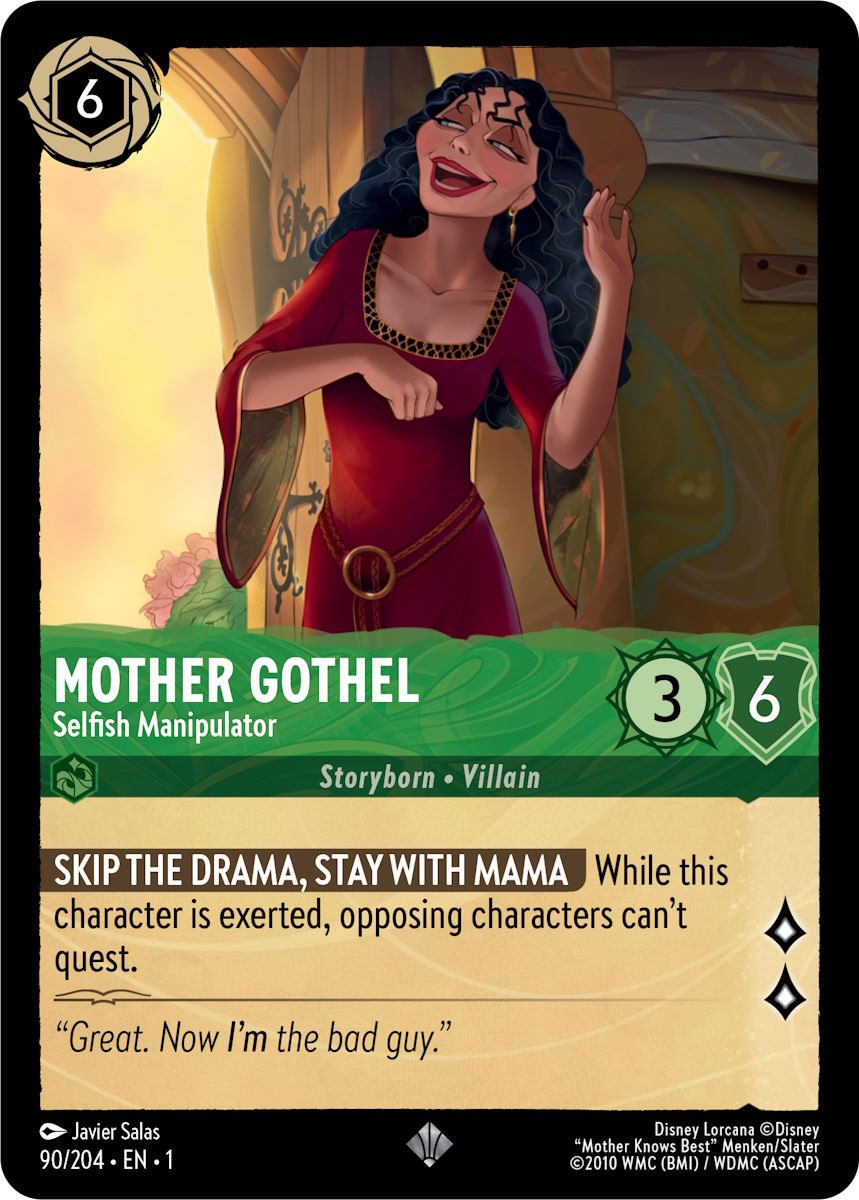 Mother Gothel - Selfish Manipulator (90/204) [The First Chapter] Lorcana Single Disney | Red Claw Gaming